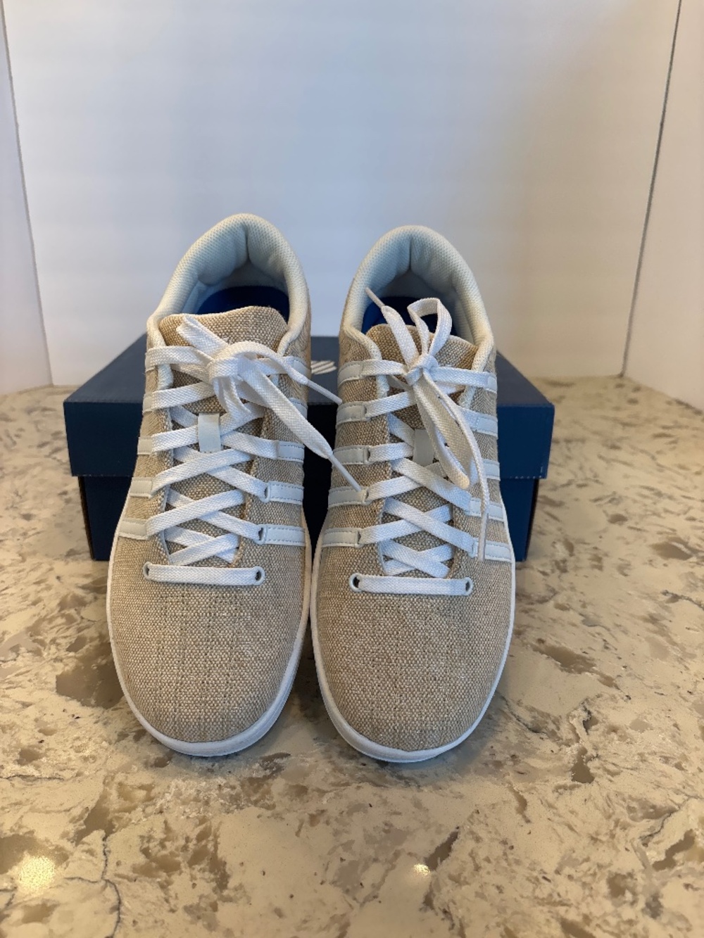 K-Swiss Court Pro II Sneakers Nat/ White Women’s 10 NEW